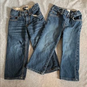 Two pairs of 3T jeans (Gap and Children’s Place)